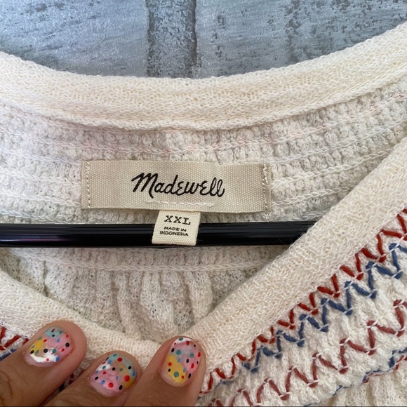 MADEWELL| Superlight Jacquard Embroidered Smocked - Picture 8 of 11